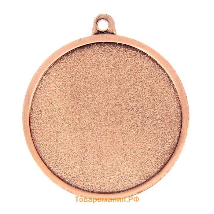Медаль под нанесение 033, d= 4 см. Цвет бронза. Без ленты