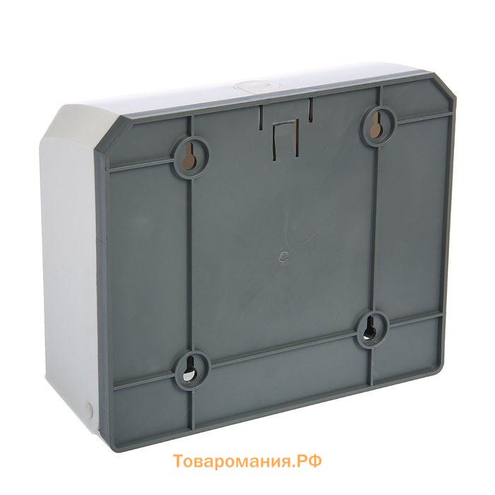 Диспенсер для бумажных полотенец в листах, 26×12×22 см, белый