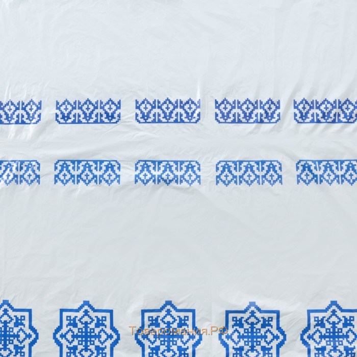 Скатерть без основы одноразовая «Русские узоры», 110×220 см, рисунок микс