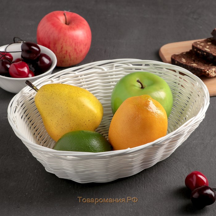 Корзинка для фруктов и хлеба «Молоко», 25×18×6,5 см
