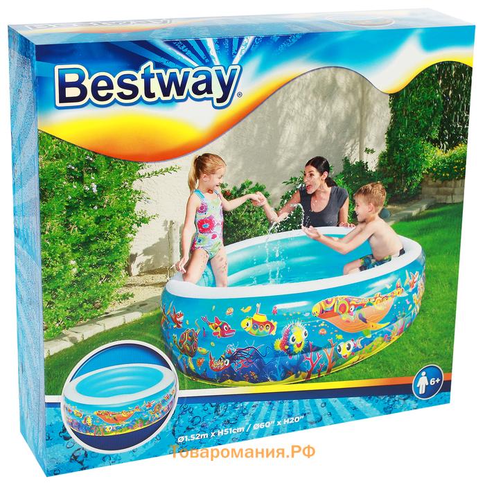 Бассейн надувной Bestway «Персонаж», 152×51 см, от 6 лет, 51121