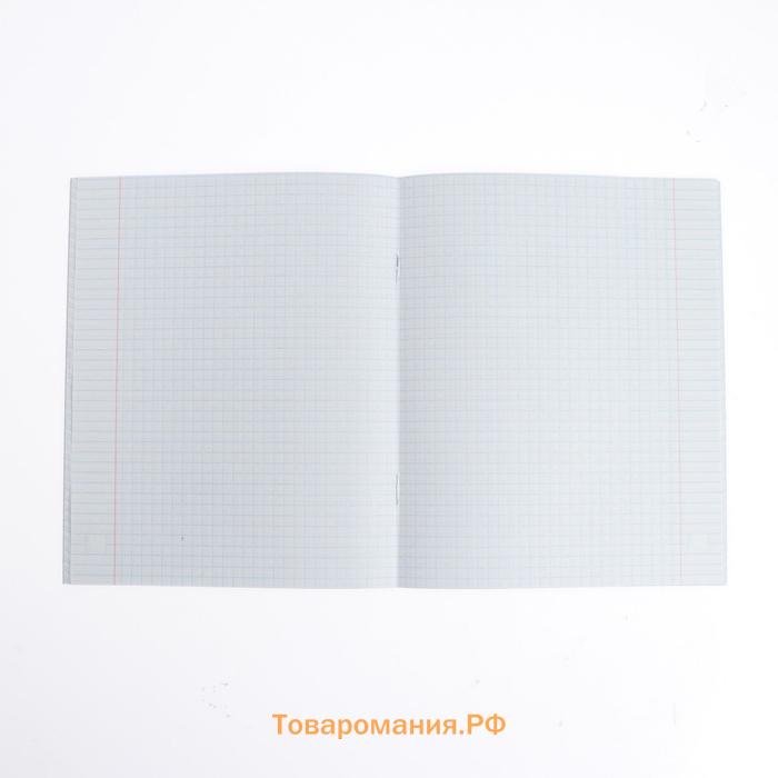 Тетрадь 48 листов в клетку, Calligrata, Real Man, обложка мелованный картон, МИКС