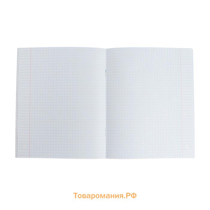 Тетрадь 48 листов в клетку, Calligrata «ЧБ. Геометрия», МИКС