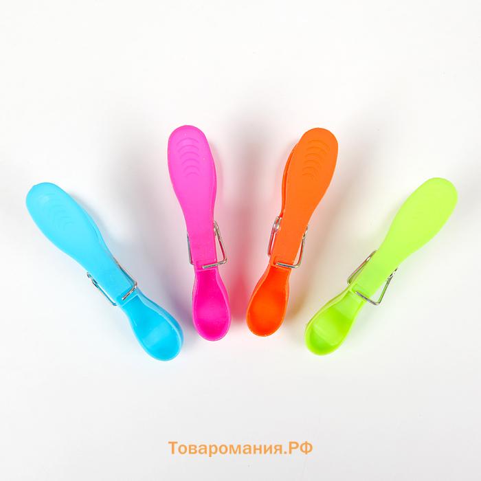 Прищепки для белья  «Ложки», 8.2×1.7×3.5 см, 24 шт.