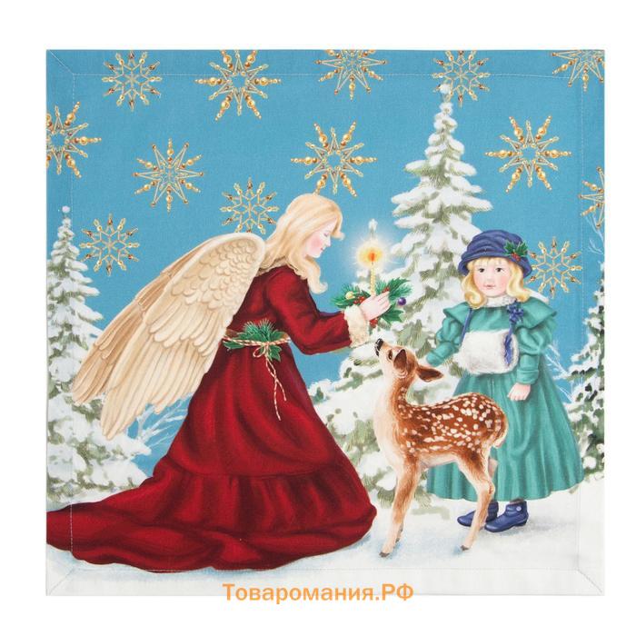 Новогодний набор салфеток  Christmas time, 40х40см 4 шт