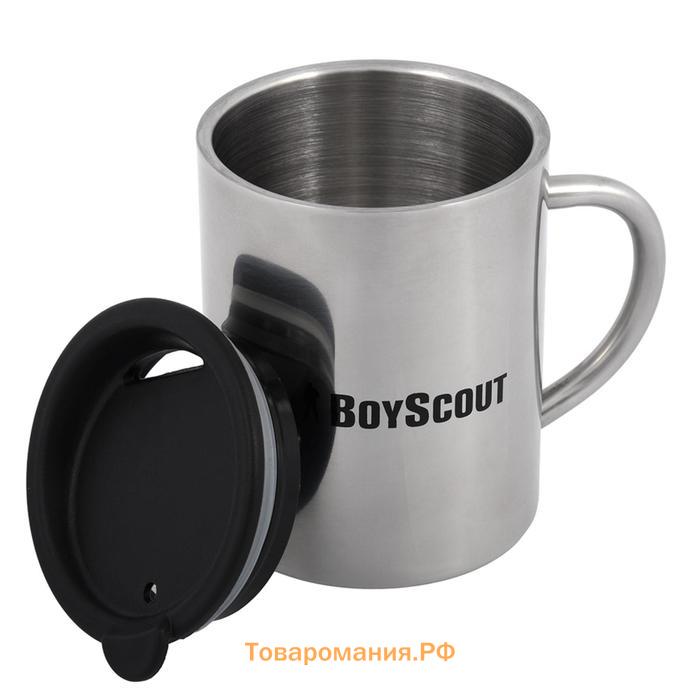 Термокружка BOYSCOUT с крышкой, 360 мл, нержавеющая сталь