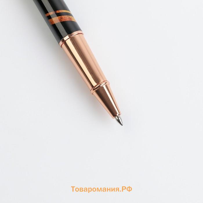 Ручка металл с колпачком «Россия как искусство», фурнитура золото