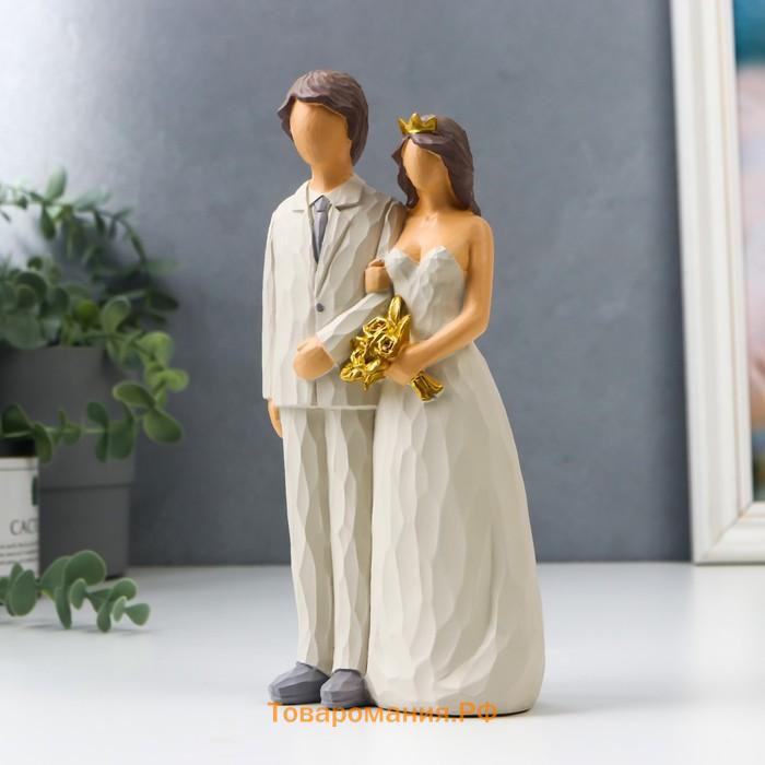 Сувенир полистоун "Жених и невеста" 20х6х9,5 см