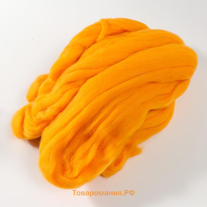 Шерсть для валяния 100% тонкая мериносовая шерсть 100гр (12 желток)