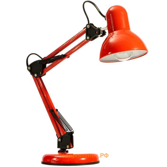 Лампа настольная 1х40Вт Е27 красная h-55 см RISALUX