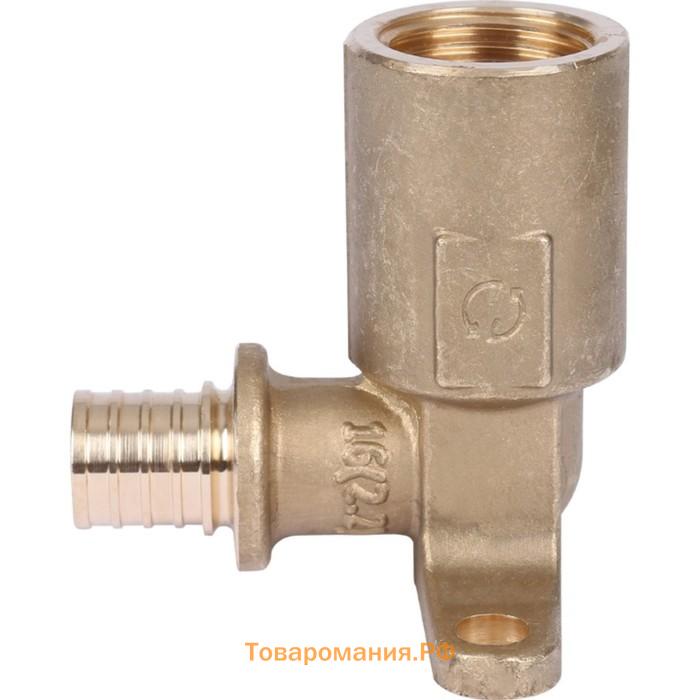 Угольник аксиальный STOUT SFA-0032-001612, установочный 16x1/2", внутренняя резьба