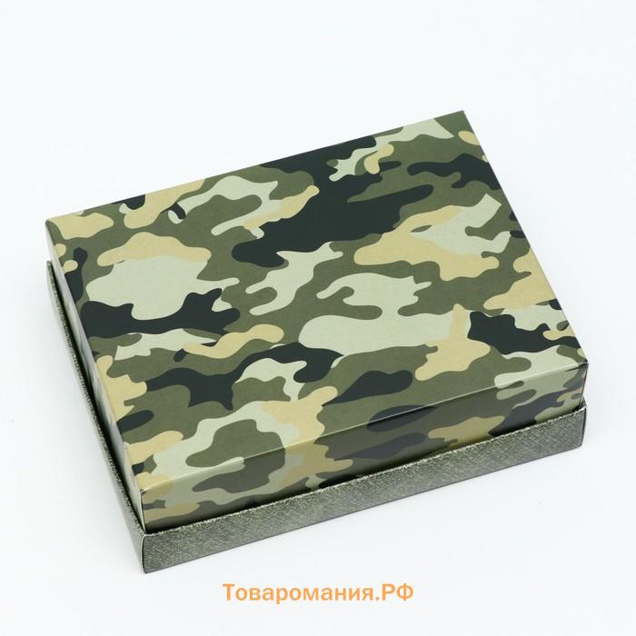 Подарочная коробка «День защитника Отечества», 16.5×12.5×5.2 см