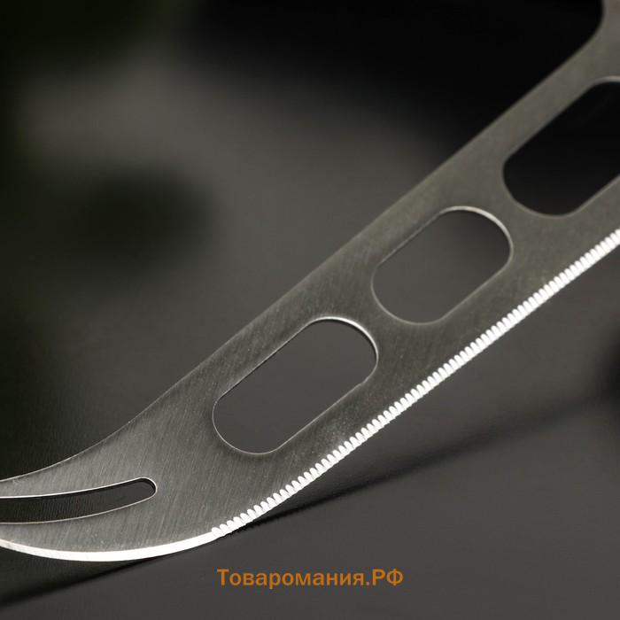 Нож для сыра  «Валдай», 31.5 см, нержавеющая сталь, серебристый
