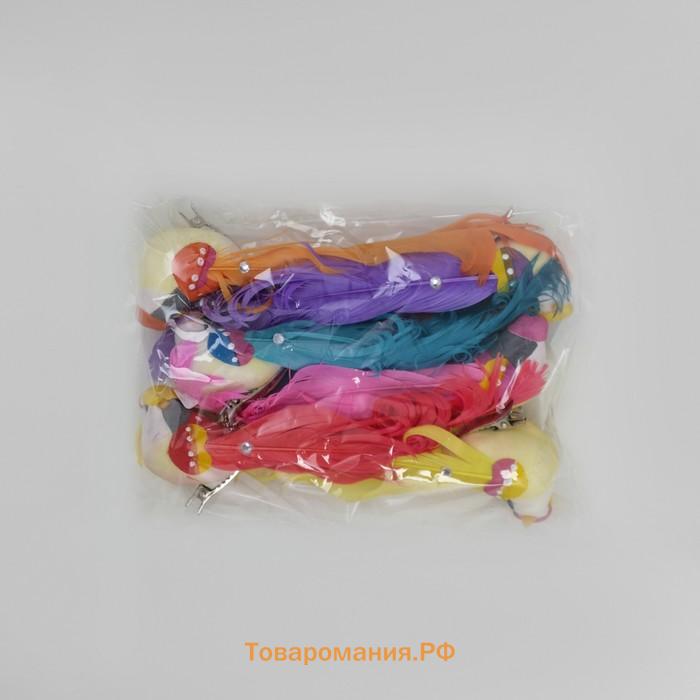 Декор на прищепке «Птица», МИКС, 16×3×4 см
