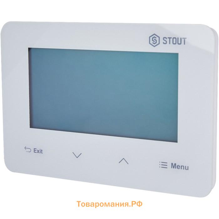 Проводной комнатный двухпозиционный регулятор ST-293v3 STOUT STE-0101-029331, белый