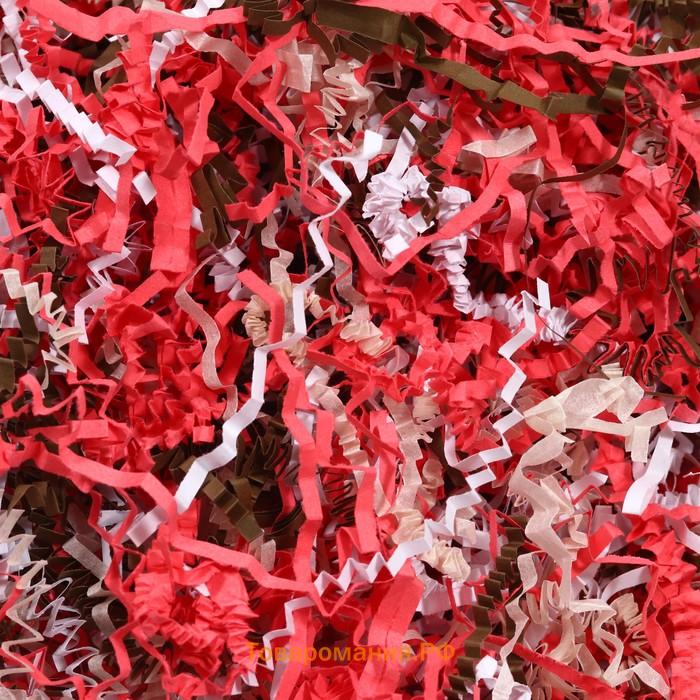 Наполнитель бумажный «Красная Гвардия», красный, коричневый, белый, бежевый, 50 г