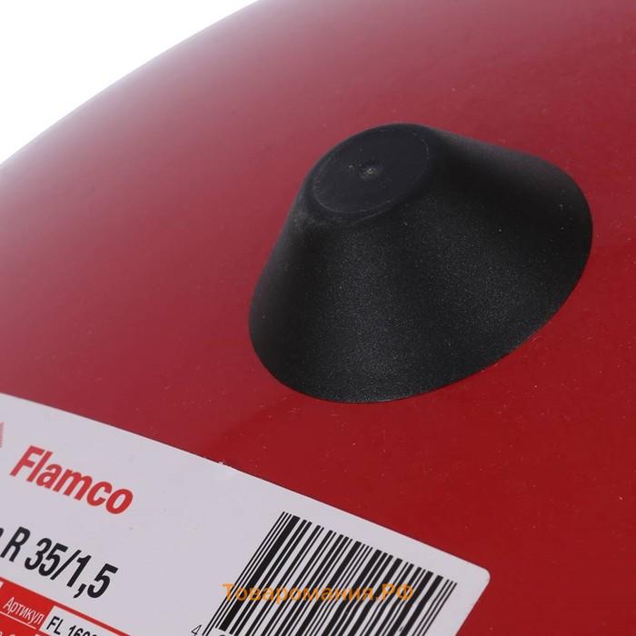 Бак расширительный Flamco Flexcon R, для систем отопления, вертикальный, 1.5-6 бар, 35 л