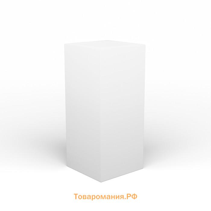 Светодиодное кашпо Vertical L, 31 × 90 × 31 см, IP65, 220 В, свечение белое