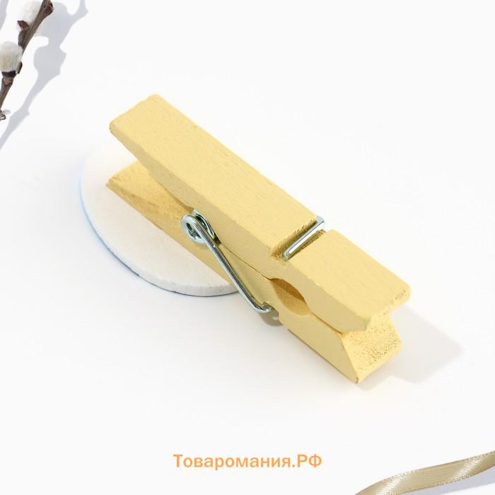 Пасхальный декор, набор прищепок для украшения вербы «Со Светлой Пасхой!», 10×12 см