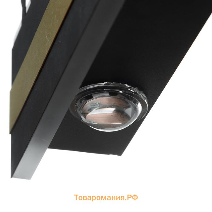 Бра "Любовь" LED 4000К 12Вт черный 38х20х4см