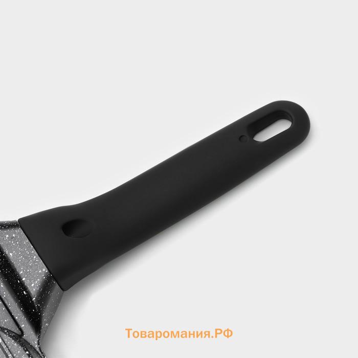 Сковорода-оладница  Petit, 18×18 см, литой алюминий, индукция, чёрная