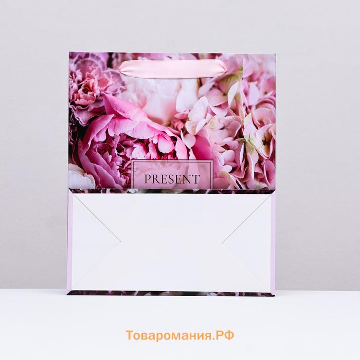 Пакет ламинированный вертикальный PRESENT, 23×27×11.5 см