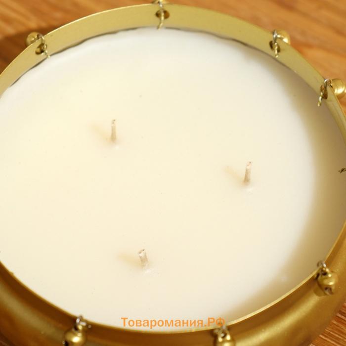 Свеча ароматическая Ghungroo ourli, 120 г, соевый воск, sage & cedar