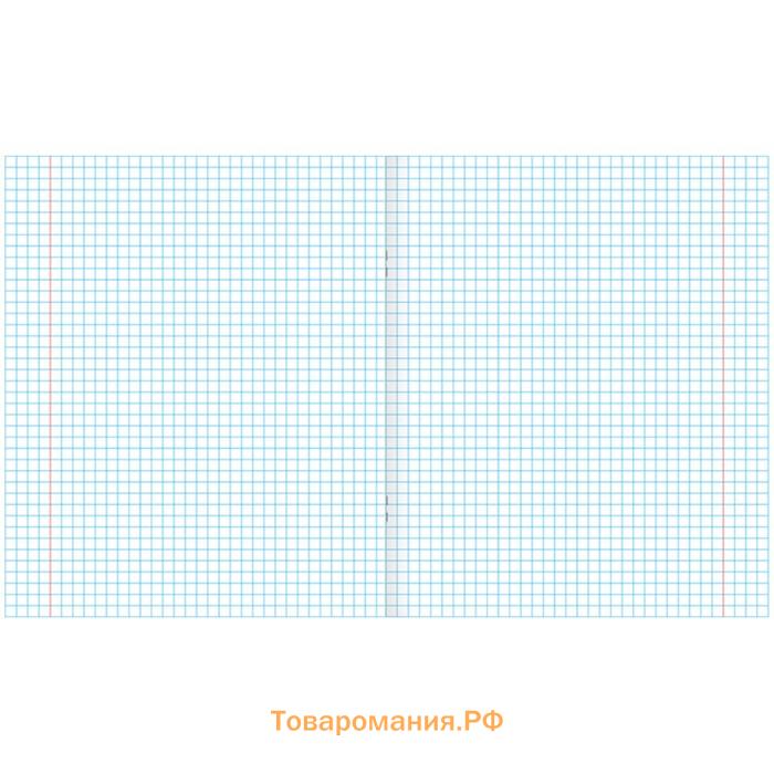 Тетрадь 12 листов в клетку «Зелёная обложка», бумажная обложка 60 г/м², белые листы