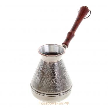 Турка для кофе медная «Виноград», 0,4 л