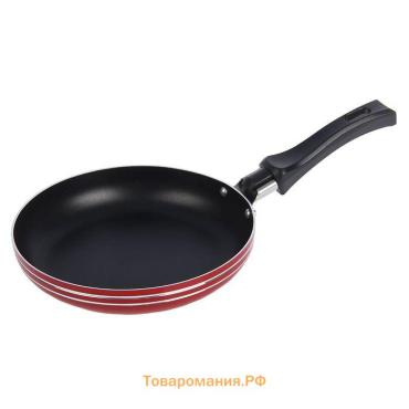 Сковорода «Лерой», d=14 см, пластиковая ручка, антипригарное покрытие, МИКС