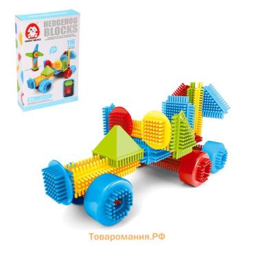 Конструктор игольчатый «MINI BRISTLES Машина», 116 деталей