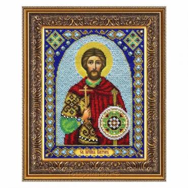 Набор для вышивания бисером Паутинка «Святой мученик Виктор»