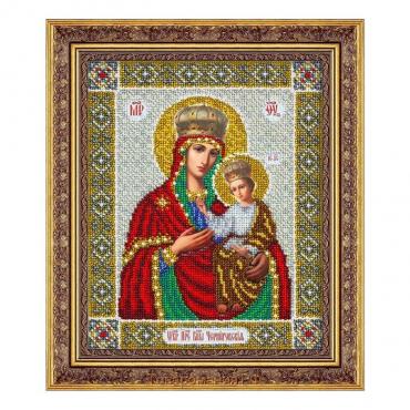 Набор для вышивания бисером Паутинка «Пресвятая Богородица. Черниговская»