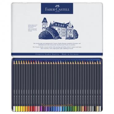 Карандаши художественные Faber-Castell 36 цветов, в металлической коробке