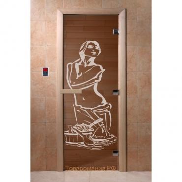 Дверь «Искушение», размер коробки 190 × 70 см, правая, цвет бронза