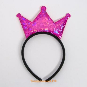 Карнавальный ободок «Корона», цвета МИКС