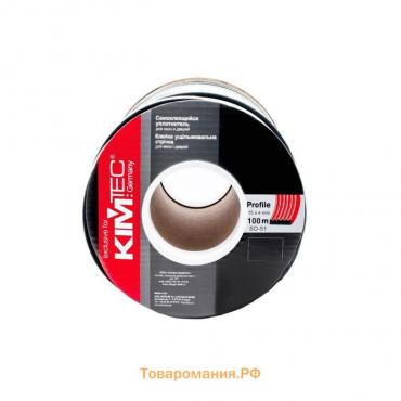 Уплотнитель KimTec SD 51/4 -850 15*4 мм, 04-14-74, черный, 100 м, 6 шт.