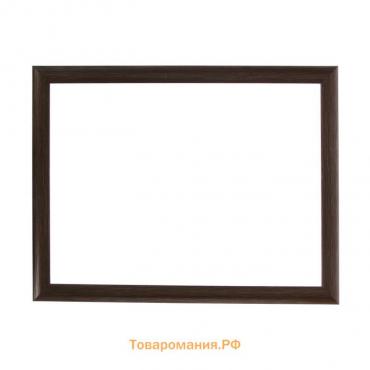 Рама для картин (зеркал) 30 х 40 х 2,7 см, пластиковая, Calligrata 6472, цвет коричневая-серая