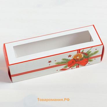 Коробка складная «Подарок» 18 х 5,5 х 5,5 см.