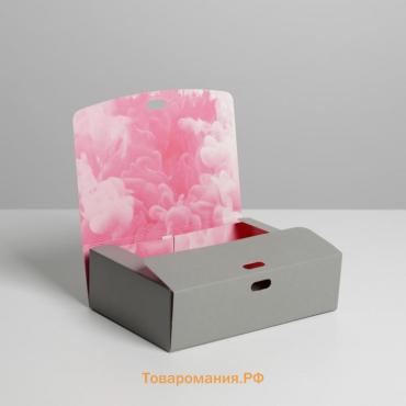 Коробка подарочная складная двухсторонняя, упаковка, «Текстура», 16,5 х 12,5 х 5 см