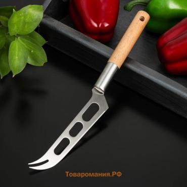 Нож для сыра  «Валдай», 31.5 см, нержавеющая сталь, серебристый