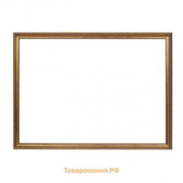 Рама для картин (зеркал) 50 х 70 х 3,3 см, пластиковая, Dorothy, золотая