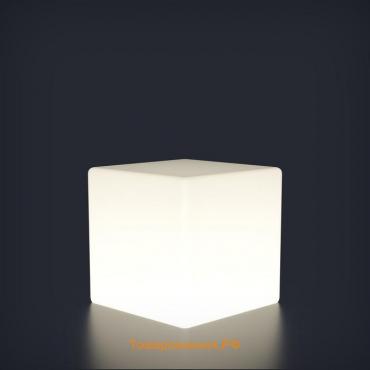 Светодиодный куб Piazza, 40 см, IP65, 220 В, свечение белое