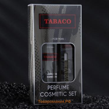 Подарочный набор косметики мужской Tabaco, гель для душа 250 мл, парфюмерная вода, 30 мл