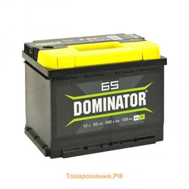 Автомобильный аккумулятор Dominator 65 А/ч, 630 А, 242х175х190, прямая полярность